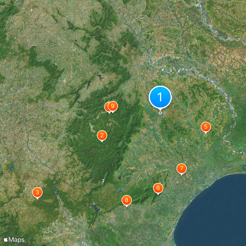 Mayurbhanj district Map