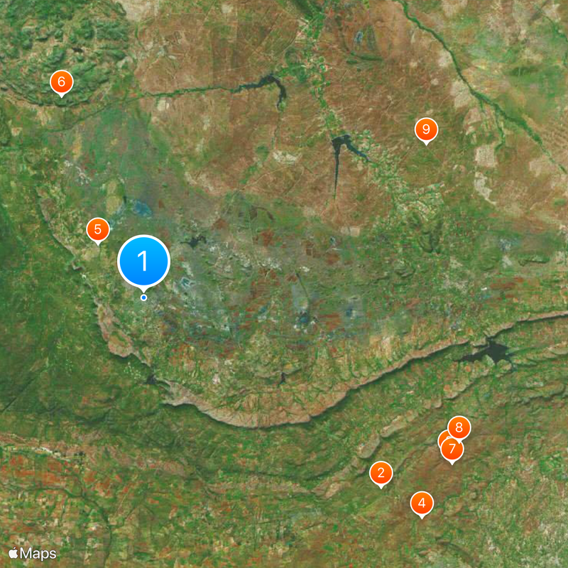 Rustenburg Map