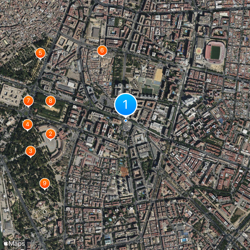 Seville Metro Map