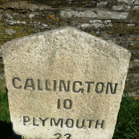 Milestone 200 Metres To East Of Plusha