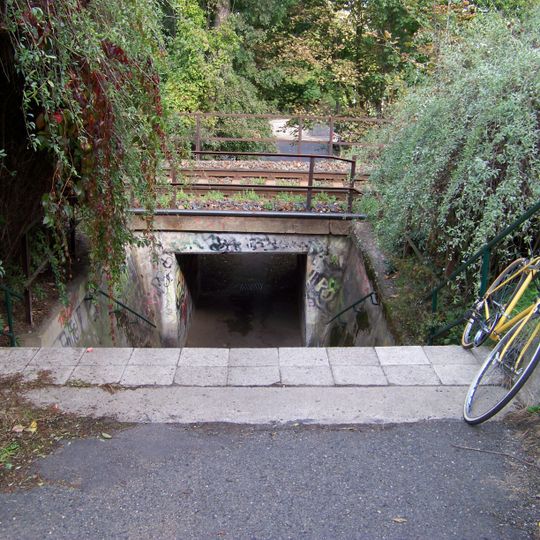 Podchod pod železniční tratí pod Malou ulicí