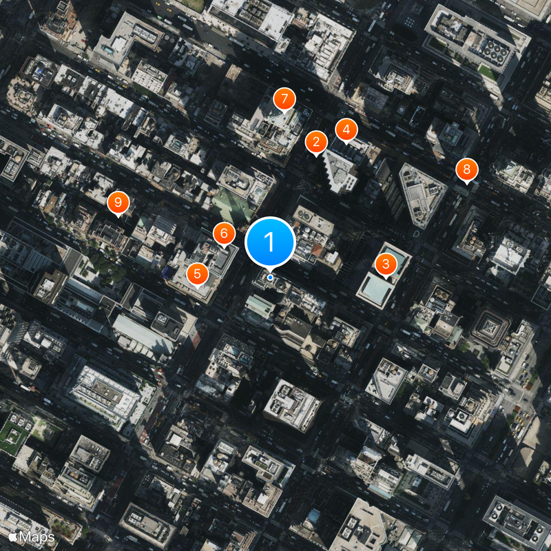 The St. Regis Hotel Map