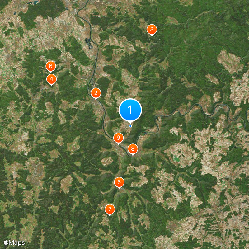 Circondario di Miltenberg Mappa