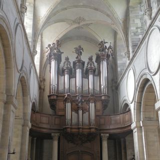 Pipe organ in Juaye-Mondaye (Calvados, Normandy, France)