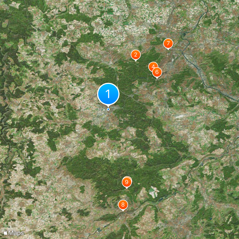 Böblingen district Map