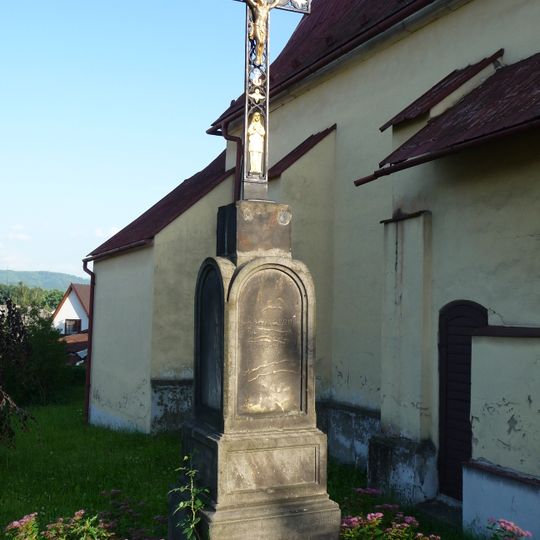 Wayside cross near Church of Holy Cross