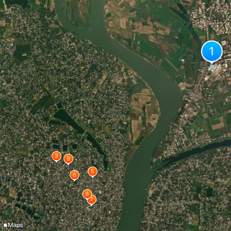 Temple of Vedic Planetarium Map