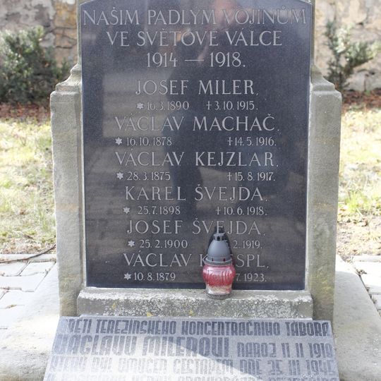 World War I memorial in Bezděčín