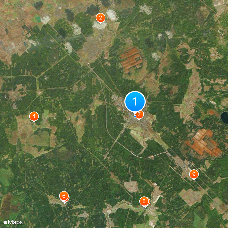 Tosno Map