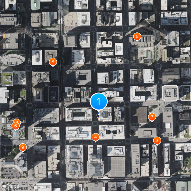 Rookery Building Kaart