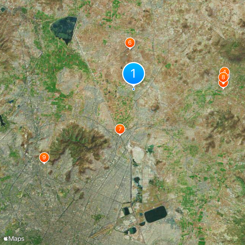 Ojo de Agua Map