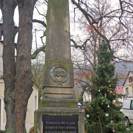 Pomník bitvy roku 1813
