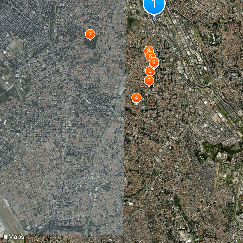 Ipiranga Brook Map