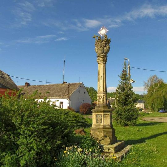 Holy Trinity column in Rájec