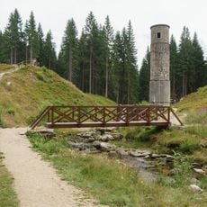 Footbridge at Desná Reservoir