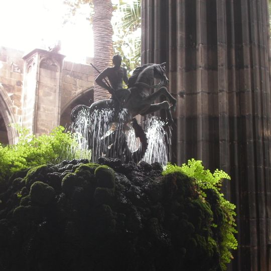 Font del Claustre de la Catedral. Sant Jordi