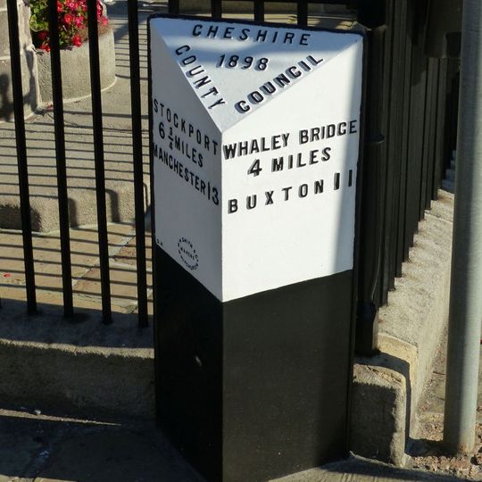 The Milestone At West Corner Of The Fountain
