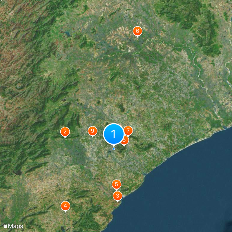 Vizianagaram district Map