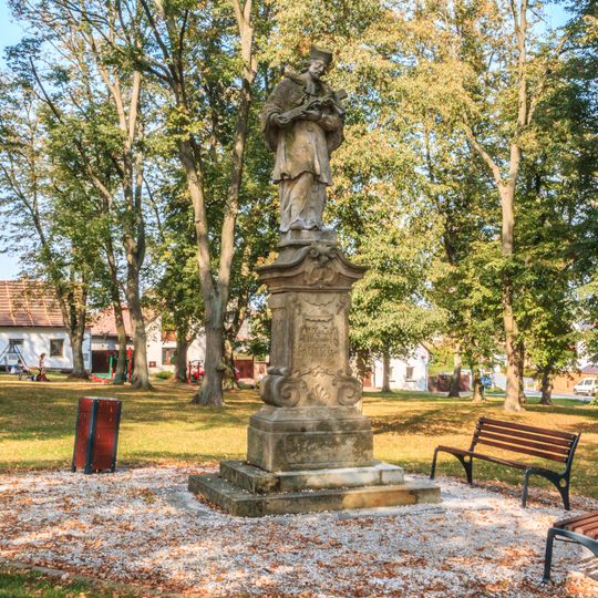Statue of John of Nepomuk in Smidary