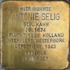 Stolperstein en memoria de Antonie Selig