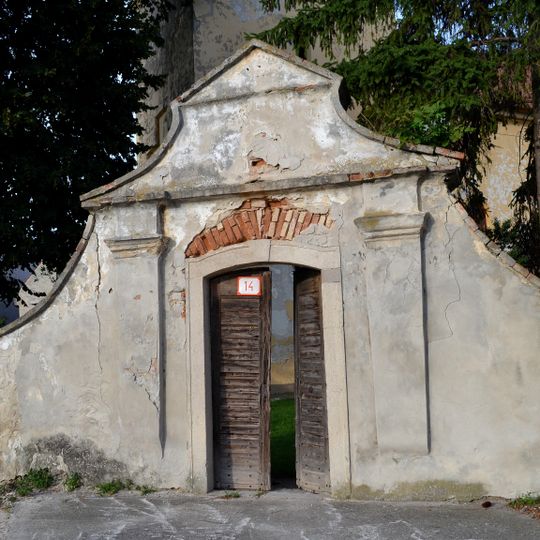 Opevnený kostol sv. Havla, múr hradbový