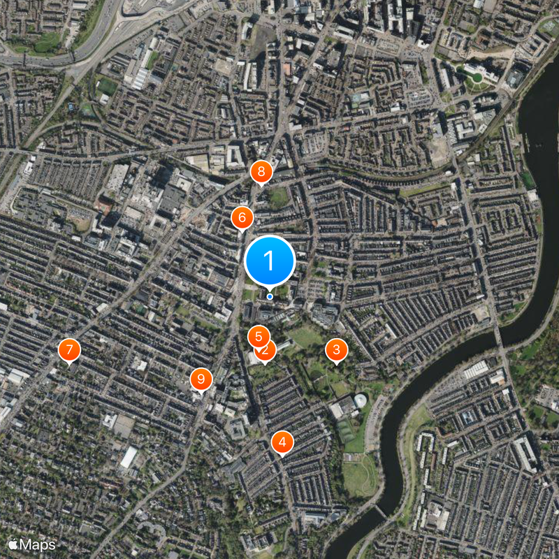 Queen's University Belfast Map