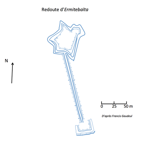 Redoute d'Ermitebaita et son ouvrage avancé