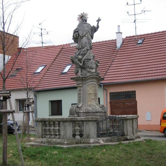 Socha sv. Jana Nepomuckého v Purkyňově ulici v Mikulově