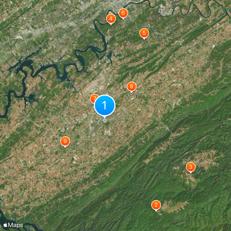 Maryville College Mappa