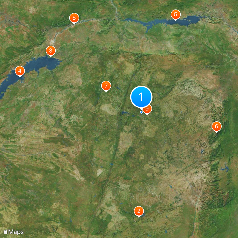 National Heroes Acre Mapa