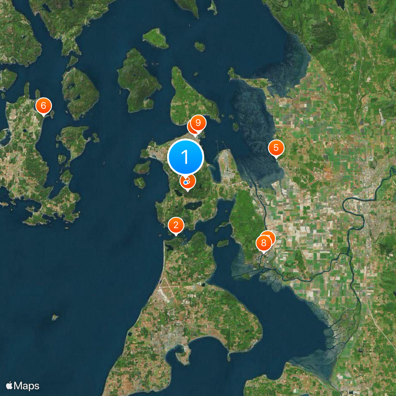 Fidalgo Island Map