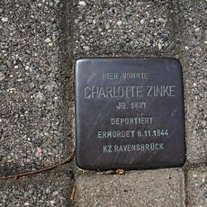 Stolperstein à la mémoire de Charlotte Zinke