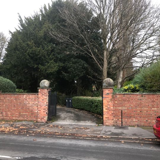 Garden Wall And Gate Piers To Number 25