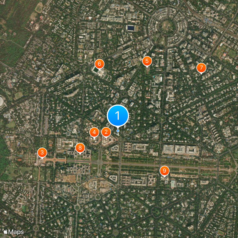 Council of Scientific and Industrial Research Map