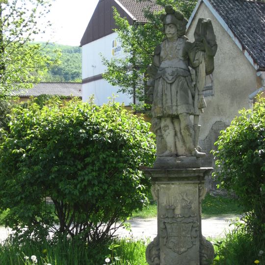 Sochy svatého Vendelína a svatého Floriána