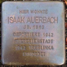 Stolperstein für Isaak Auerbach
