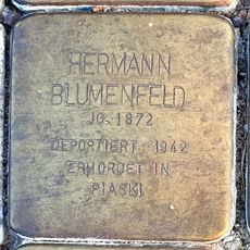 Stolperstein à la mémoire de Hermann S.v.Joseph Blumenfeld