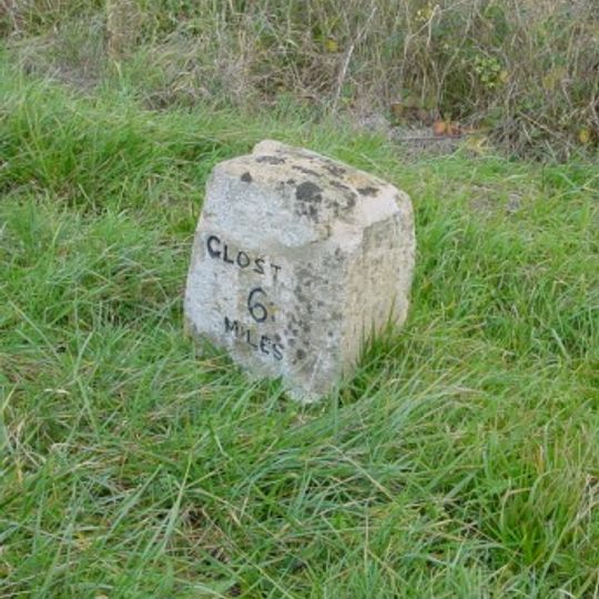 Milestone, Corse; Church Lane