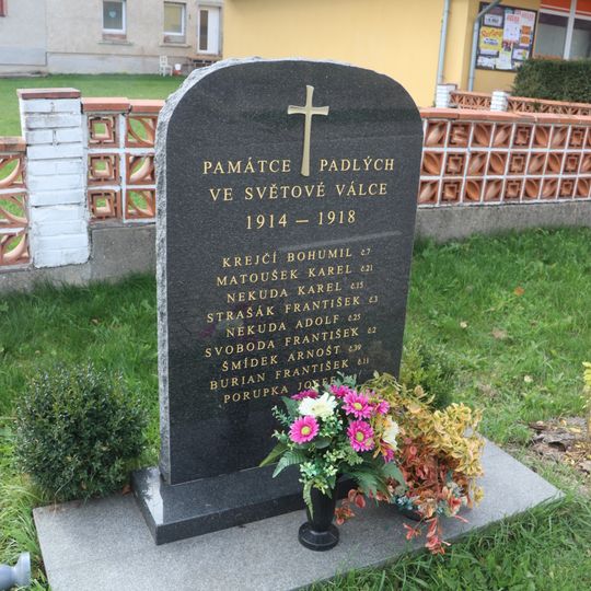 Památník obětem 1. sv. války v Krokočíně