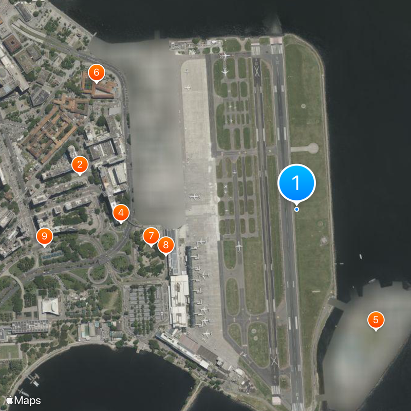 Santos Dumont Airport Map