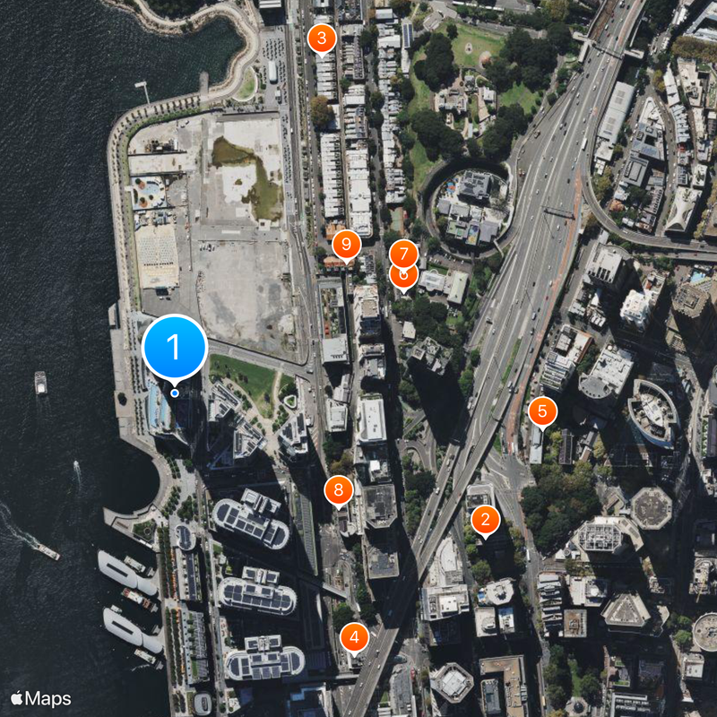 Crown Sydney Map