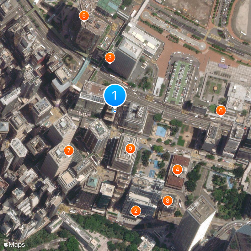 Mandarin Oriental Map