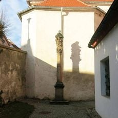 Holy Trinity column from Mikulovice in Klášterec nad Ohří