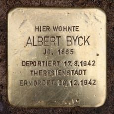 Stolperstein à la mémoire d’Albert Byck