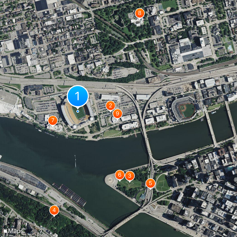 Acrisure Stadium Carte