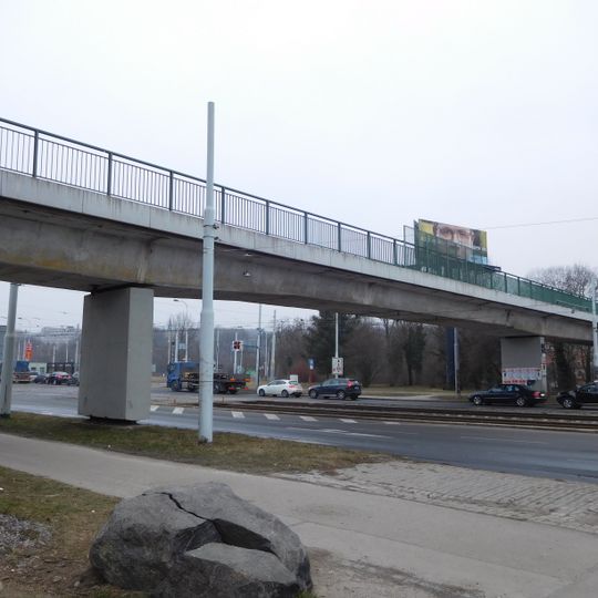 Most vlečky přes Poděbradskou