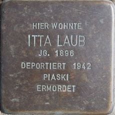 Stolperstein à la mémoire d’Itta Laub