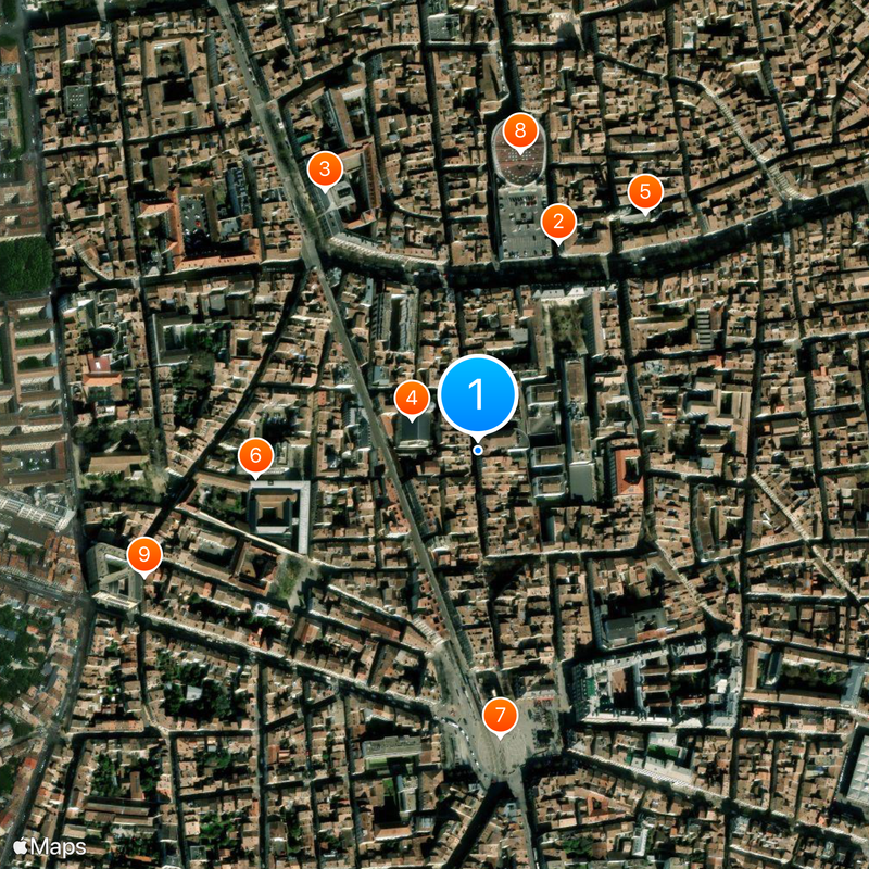 Rue Sainte-Catherine Mappa