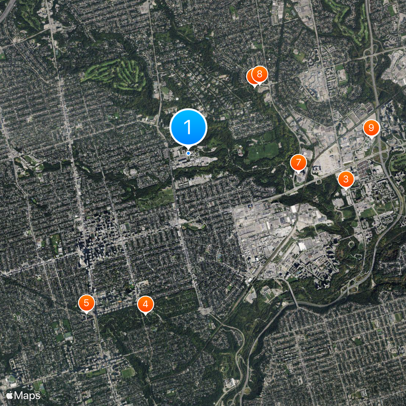 Sunnybrook Health Sciences Centre Map
