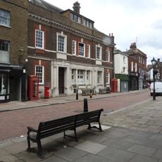 2 K6 Telephone Kiosks Outside Head Post Office